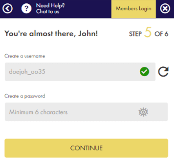 Masked Singer Games Casino-registration-process-step5