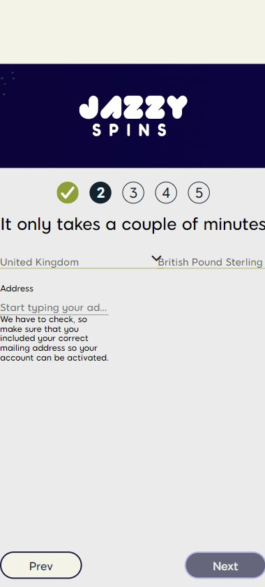 jazzy-spins-casino-registration-process-step-2