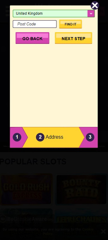 welcome-slots-casino-registration-process-step-2