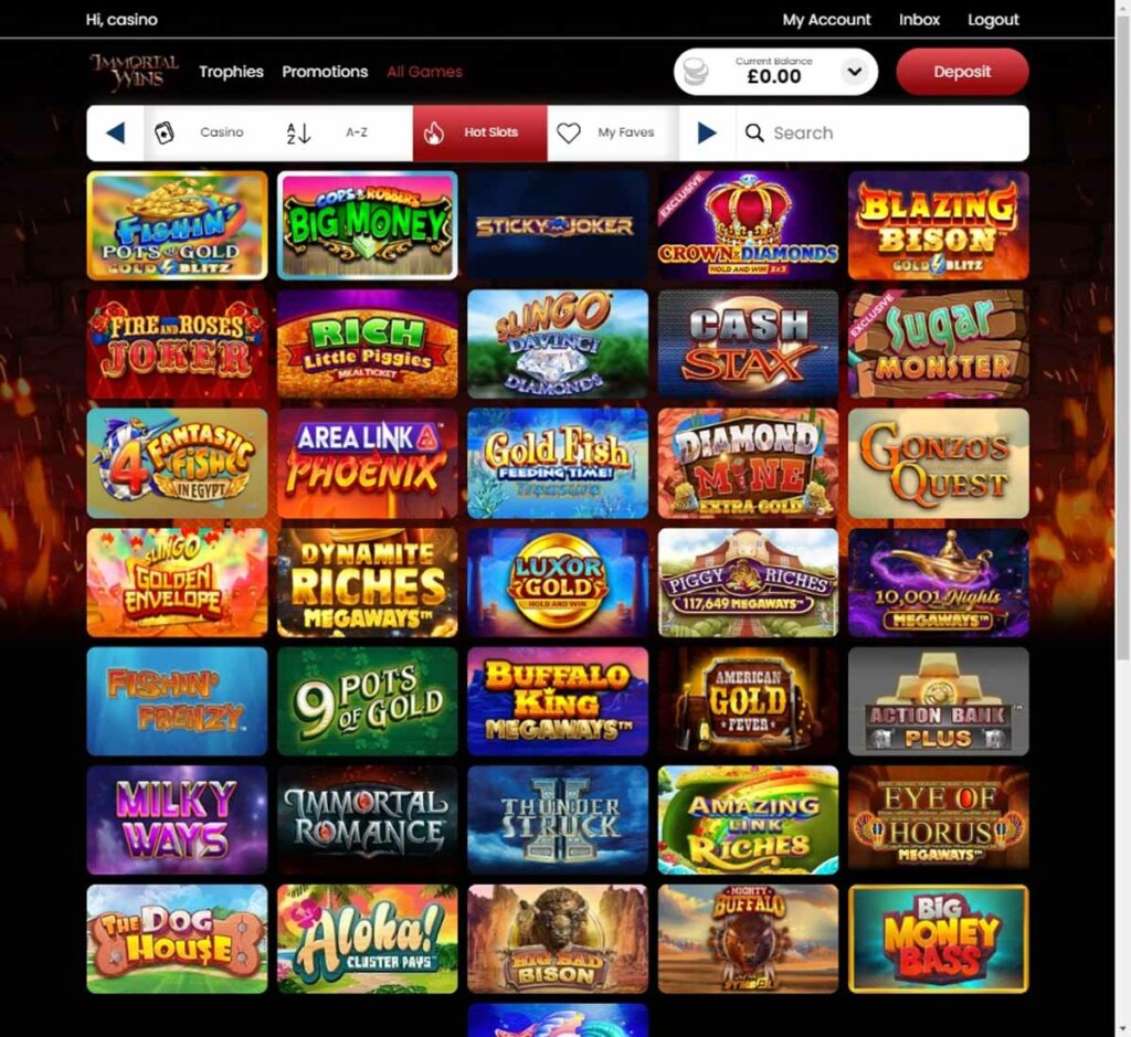 immortal-wins-casino-slots-variety-desktop-review