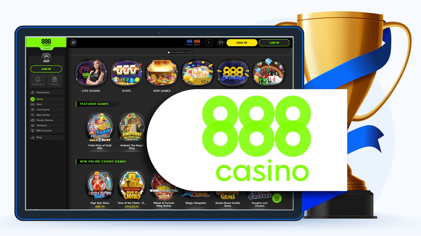 888 Casino 200% Casino Bonus